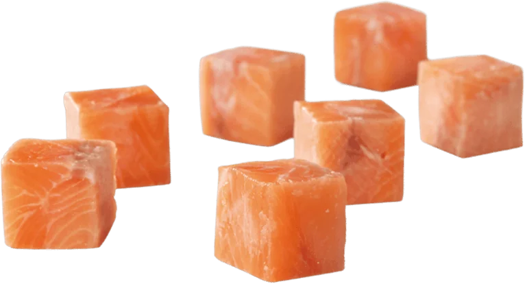 Salmon Bits and Pieces Cubes