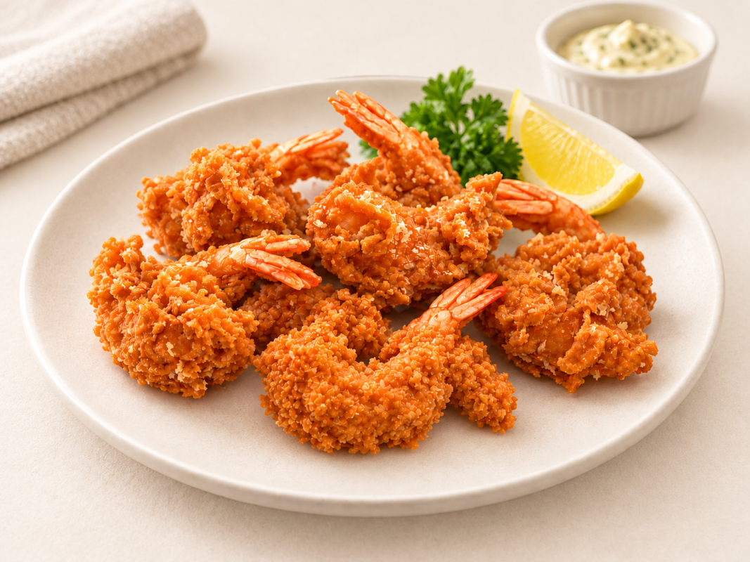Shrimp karaage — Japanese-inspired crispy coated shrimp